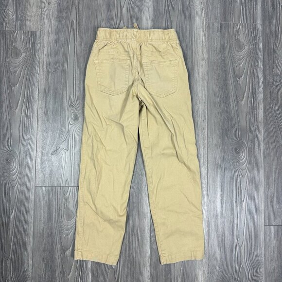 Wonder Nation Kids Tan Elastic Waist Pants Size M Drawstring Play School Casual - Picture 2 of 5